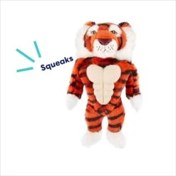 Frisco Tiger Muscle Plush Squeaky Dog Toy 10 Frisco Tiger Muscle Plush Squeaky Dog Toy -Pet Toys Store 147080 PT2. AC SS1800 V1695670751