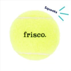 Frisco Fetch Squeaky Tennis Ball Dog Toy -Pet Toys Store 152803 PT2. AC SS1800 V1691776693