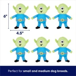 Frisco Flying Saucer & Aliens Hide & Seek Puzzle Plush Squeaky Dog Toy -Pet Toys Store 152812 PT2. AC SS1800 V1691776643