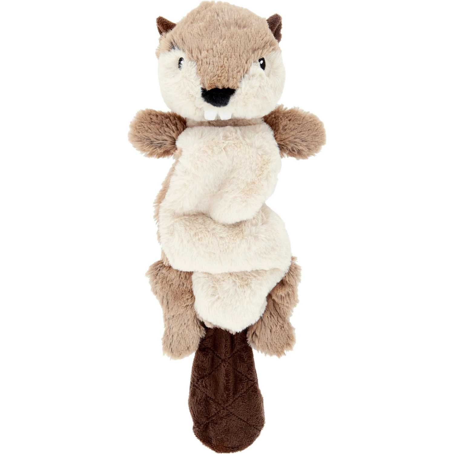 Frisco Beaver Bungee Plush Squeaky Dog Toy 3 Frisco Beaver Bungee Plush Squeaky Dog Toy