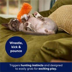 Frisco Plush Kicker Cat Toy -Pet Toys Store 161264 PT5. AC SS1800 V1686579626