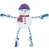Frisco Holiday Snowman Plush With Rope Squeaky Dog Toy -Pet Toys Store 164645 MAIN. AC SS1800 V1694813222
