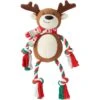 Frisco Holiday Reindeer Plush With Rope Squeaky Dog Toy -Pet Toys Store 164647 MAIN. AC SS1800 V1694813280
