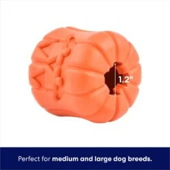 Frisco Halloween Pumpkin Rubber Treat Dispenser Dog Toy, Medium/Large -Pet Toys Store 164763 PT2. AC SS1800 V1689878018