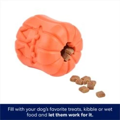 Frisco Halloween Pumpkin Rubber Treat Dispenser Dog Toy, Medium/Large -Pet Toys Store 164763 PT3. AC SS1800 V1689878520
