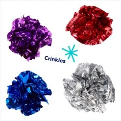 Frisco Colorful Crinkle Ball Cat Toy -Pet Toys Store 166330 PT2. AC SS1800 V1686579202