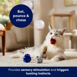 Frisco Colorful Crinkle Ball Cat Toy -Pet Toys Store 166330 PT5. AC SS1800 V1691784248