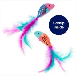 Frisco Sparkle Fish Plush Cat Toy With Catnip -Pet Toys Store 166361 PT2. AC SS1800 V1686579217