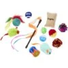 Frisco Plush, Teaser & Ball Variety Pack Cat Toy With Catnip -Pet Toys Store 169686 Main. AC SS1800 V1573680776