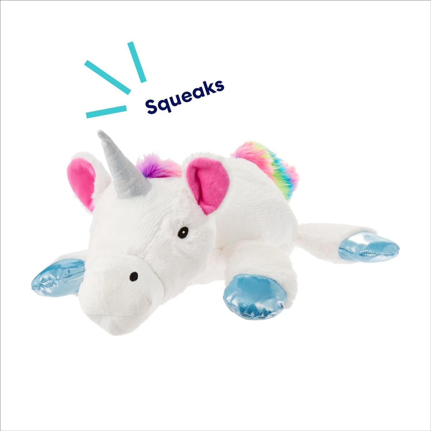 Frisco Unicorn Plush Squeaky Dog Toy 5 Frisco Unicorn Plush Squeaky Dog Toy - Image 3