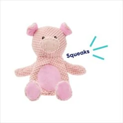 Frisco Pig Textured Plush Squeaky Dog Toy -Pet Toys Store 174695 PT2. AC SS1800 V1695671000