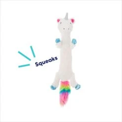 Frisco Unicorn Skinny Plush Squeaky Dog Toy -Pet Toys Store 174713 PT2. AC SS1800 V1695670691