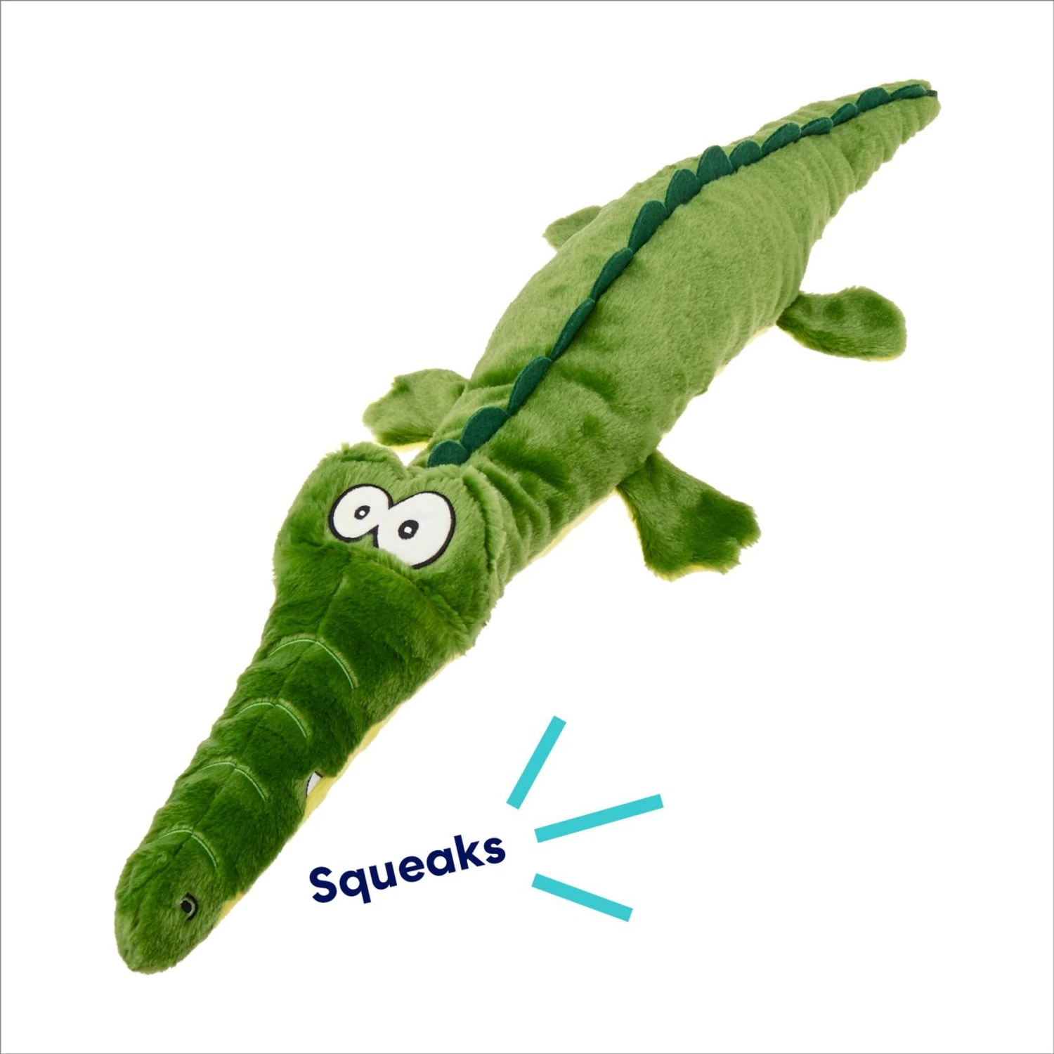 Frisco Alligator Wagazoo Plush Squeaky Dog Toy 5 Frisco Alligator Wagazoo Plush Squeaky Dog Toy - Image 3
