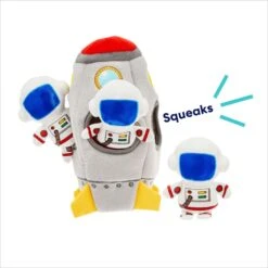 Frisco Rocket Ship Hide & Seek Puzzle Plush Squeaky Dog Toy -Pet Toys Store 174753 PT3. AC SS1800 V1695670718