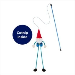 Frisco Gnome Teaser Wand Cat Toy With Catnip -Pet Toys Store 204545 PT2. AC SS1800 V1686579199