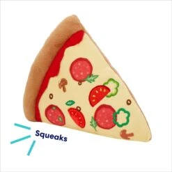 Frisco Pizza Slice Plush Squeaky Dog Toy -Pet Toys Store 213818 PT2. AC SS1800 V1695748417