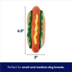 Frisco Hotdog Plush Squeaky Dog Toy -Pet Toys Store 213820 PT1. AC SS1800 V1695748839