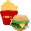 Frisco Burger & Fries Plush Squeaky Dog Toy -Pet Toys Store 213822 MAIN. AC SS1800 V1590069376