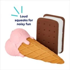 Frisco Ice Cream Sandwich & Ice Cream Cone Latex Squeaky Dog Toy 9 Frisco Ice Cream Sandwich & Ice Cream Cone Latex Squeaky Dog Toy -Pet Toys Store 213840 PT2. AC SS1800 V1695748351