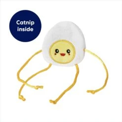 Frisco Plush Dangly Egg Buddy Cat Toy With Catnip -Pet Toys Store 213844 PT2. AC SS1800 V1691783969