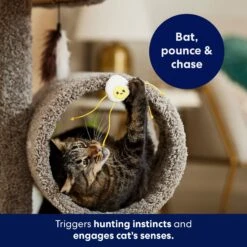 Frisco Plush Dangly Egg Buddy Cat Toy With Catnip -Pet Toys Store 213844 PT5. AC SS1800 V1691784029