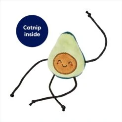 Frisco Dangly Avocado Buddy Plush Cat Toy With Catnip -Pet Toys Store 213846 PT2. AC SS1800 V1691783910