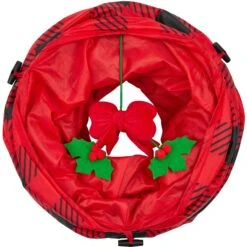 Frisco Holiday Buffalo Plaid Foldable Play Tunnel Cat Toy With Catnip 10 Frisco Holiday Buffalo Plaid Foldable Play Tunnel Cat Toy With Catnip -Pet Toys Store 228549 PT3. AC SS1800 V1632773016