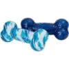 Frisco Retro Denim & Swirl TPR Bone Squeaky Dog Toy -Pet Toys Store 230341 MAIN. AC SS1800 V1598547395