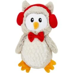 Frisco Holiday Owl Plush Squeaky Dog Toy -Pet Toys Store 233160 PT3. AC SS1800 V1600707392