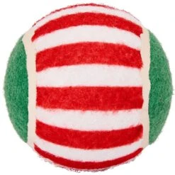 Frisco Holiday Wreath Fetch Squeaky Tennis Ball Dog Toy -Pet Toys Store 233189 PT2. AC SS1800 V1665759769
