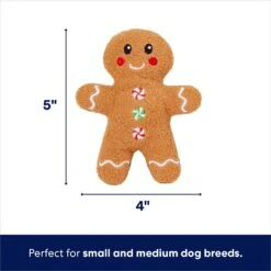 Frisco Holiday Milk & Gingerbread Cookies Hide & Seek Puzzle Plush Squeaky Dog Toy -Pet Toys Store 233262 PT2. AC SS1800 V1694809545