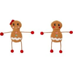 Frisco Holiday Gingerbread Pals Plush Kicker Cat Toy With Catnip, 2 Count 10 Frisco Holiday Gingerbread Pals Plush Kicker Cat Toy With Catnip, 2 Count -Pet Toys Store 233303 PT3. AC SS1800 V1600708061