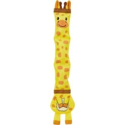 Frisco Giraffe Ballistic Nylon Stuffing-Free Squeaky Dog Toy