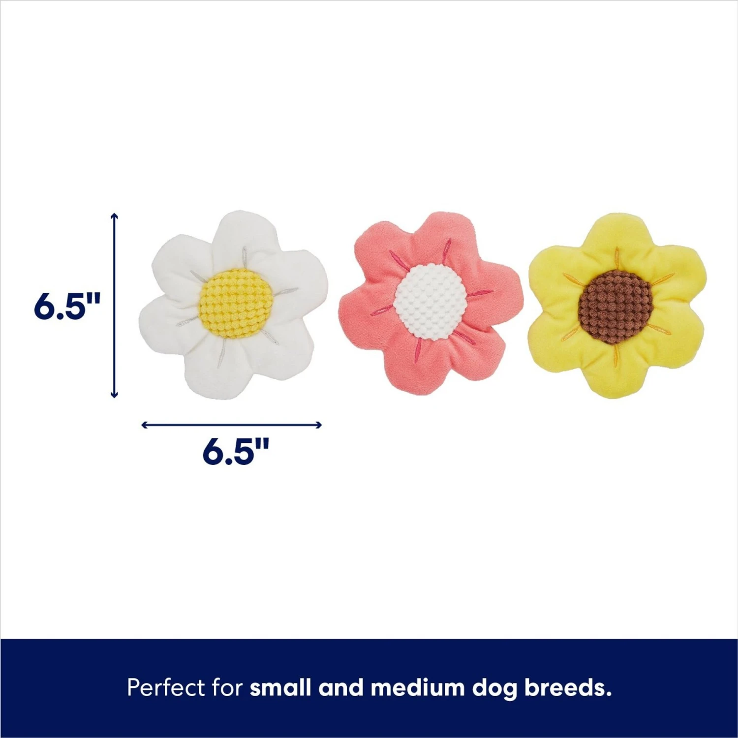 Frisco Easter Spring Flowers Plush Dog Toy 4 Frisco Easter Spring Flowers Plush Dog Toy - Image 2