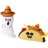 Frisco Halloween Fiesta Ghost & Taco Plush Cat Toy With Catnip, 2 Count -Pet Toys Store 270319 MAIN. AC SS1800 V1621949321