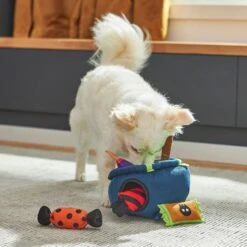 Frisco Halloween Candy Cauldron Hide & Seek Puzzle Plush Squeaky Dog Toy -Pet Toys Store 270490 PT3. AC SS1800 V1689878557
