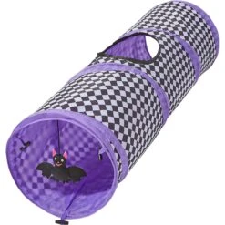 Frisco Halloween Checkered Foldable Play Tunnel Cat Toy With Catnip -Pet Toys Store 271304 PT2. AC SS1800 V1690571954