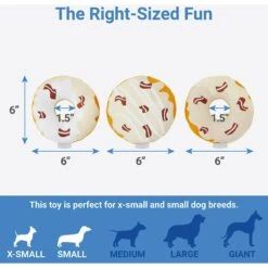 Frisco Fall Maple Bacon Donuts Plush Squeaky Dog Toy, 3 Count 8 Frisco Fall Maple Bacon Donuts Plush Squeaky Dog Toy, 3 Count -Pet Toys Store 285613 PT2. AC SS1800 V1633969278