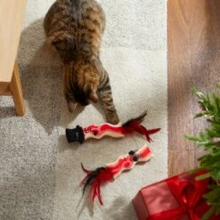 Frisco Holiday Bacon Plush Cat Toy With Catnip, 2 Count -Pet Toys Store 287377 PT3. AC SS1800 V1632773555