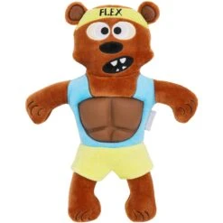 Frisco Fitness Bear Reversible Plush Squeaky Dog Toy -Pet Toys Store 288897 PT2. AC SS1800 V1638287961