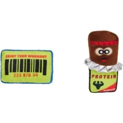 Frisco Protein Bar & Gym Membership Plush Cat Toy With Catnip -Pet Toys Store 288951 PT2. AC SS1800 V1638335189