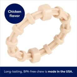 Frisco Ring Tough Nylon Chew Dog Toy, Chicken Flavor -Pet Toys Store 290533 PT2. AC SS1800 V1695760929