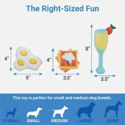 Frisco Brunch Breakfast In Bed Hide & Seek Puzzle Plush Squeaky Dog Toy 8 Frisco Brunch Breakfast In Bed Hide & Seek Puzzle Plush Squeaky Dog Toy -Pet Toys Store 297282 PT2. AC SS1800 V1643916715