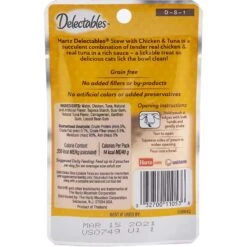 Hartz Delectables Stew Chicken & Tuna Lickable Cat Treat & Frisco Foldable Play Tri-Tunnel Cat Toy -Pet Toys Store 298074 PT2. AC SS1800 V1621266442