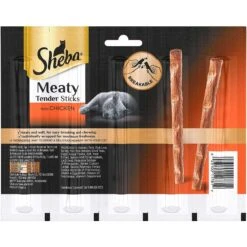 Sheba Meaty Tender Sticks Chicken Flavor Soft Adult Cat Treats & Frisco Moppy Ball Cat Toy With Catnip -Pet Toys Store 298506 PT2. AC SS1800 V1623204147