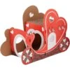 Frisco Valentine Love Carriage Cardboard Cat House, 2-Story -Pet Toys Store 301565 MAIN. AC SS1800 V1637693765