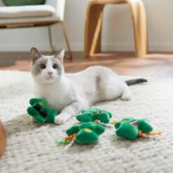 Frisco St. Patrick's Shamrock Plush Cat Toy With Catnip -Pet Toys Store 303102 PT3. AC SS1800 V1641230285