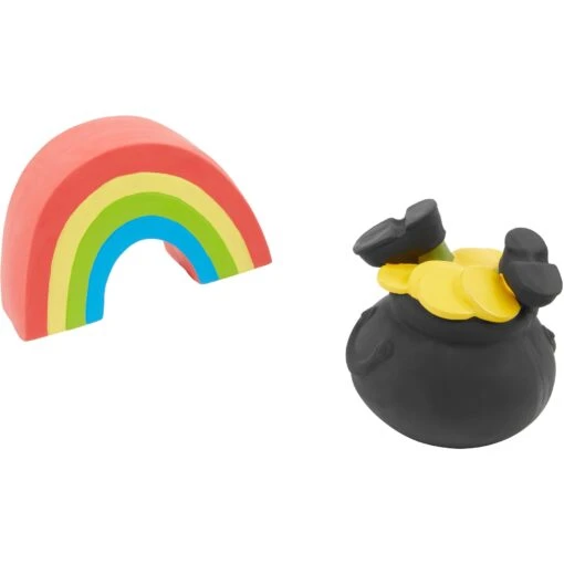 Frisco St. Patrick's Rainbow And Pot Of Gold Latex Squeaky Dog Toy -Pet Toys Store 303136 MAIN. AC SS1800 V1641230388