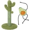 Frisco Cactus Cat Scratching Post & Frisco Dangly Avocado Buddy Plush Cat Toy With Catnip -Pet Toys Store 303380 MAIN. AC SS1800 V1623055947