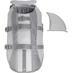 Frisco Shark Dog Life Jacket & Frisco Foam Rubber Floating Fetch Ball No Squeak Dog Toy -Pet Toys Store 303590 PT3. AC SS1800 V1623054157
